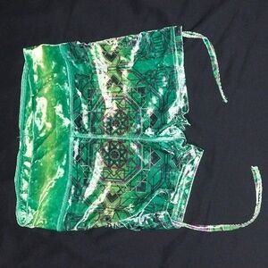 NWOT MI Kulture velour scrunch shorts